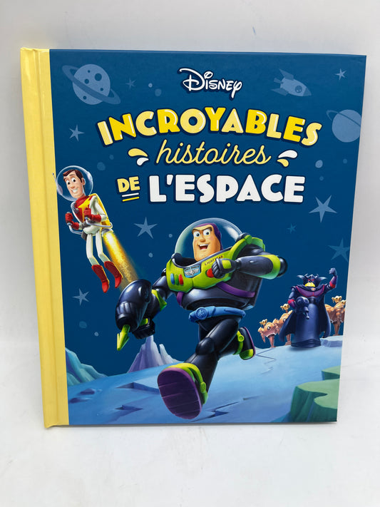 Livre 4 histoires Disney Thème dans l’espace avec Toy Story Wall. E Mickey Neuf