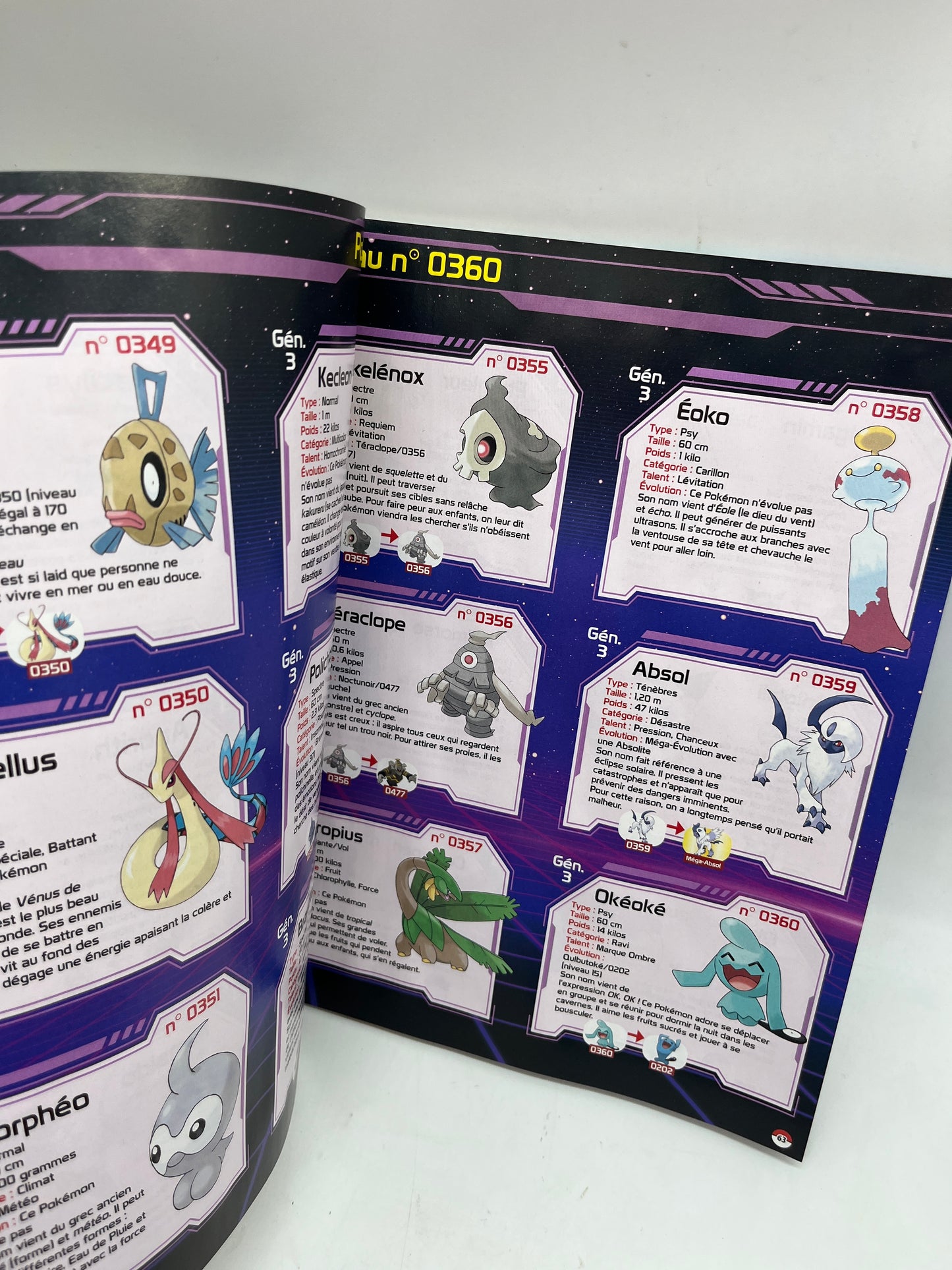 Livre d’activité Magazine Le Guide dès Pokémon + de 850 Pokemons neuf