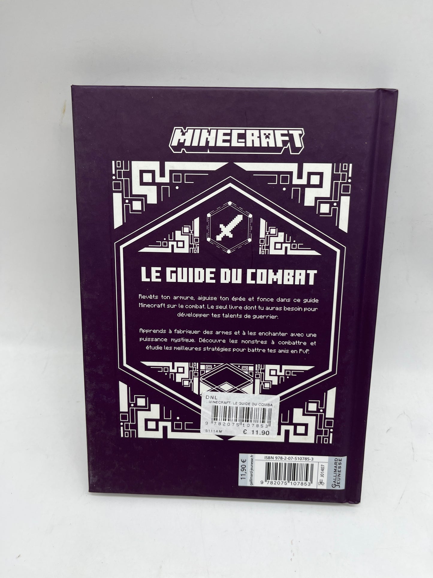 livre Minecraft Le guide du combat Neuf