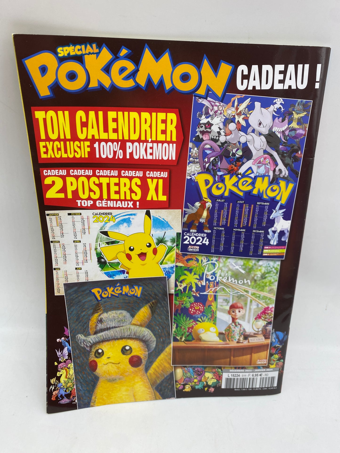 Livre d’activité Magazine 50 Pokémons les plus puissants pour tout savoir sur les Pokemon avec 2 posters XXL neuf