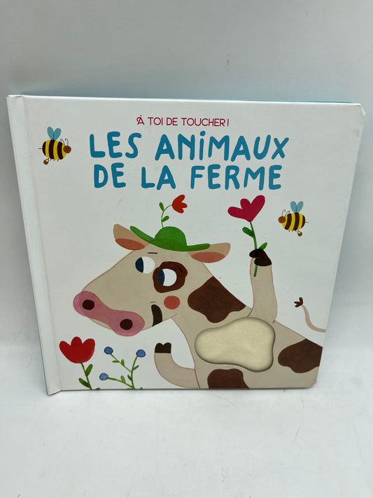 Livre histoire à toi de toucher modèle les animaux de la ferme tam tam edition Neuf