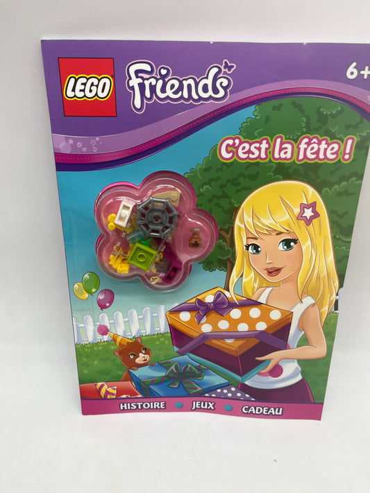 livre d’activité Magazine Lego Friends C’est La fête !  avec sa construction Neuf !