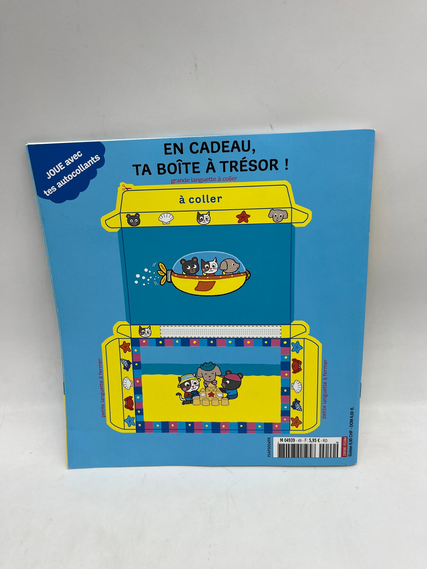 Livre d’activité J’apprends à lire en vacances avec ses stickers Neuf