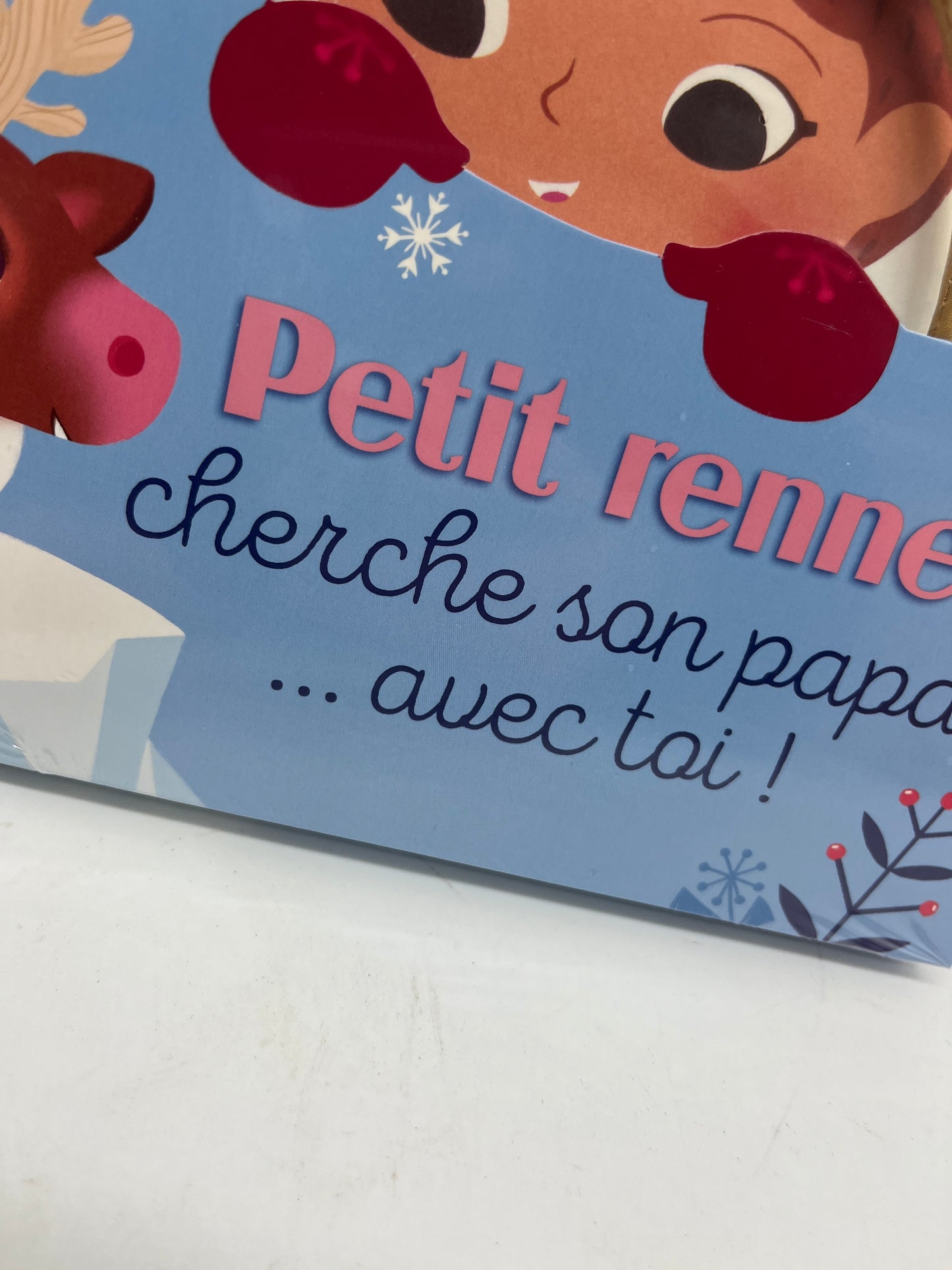 Livre de Noël Petit Renne Cherche son papa  Neuf