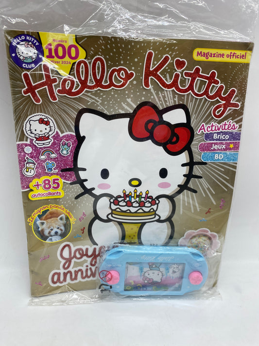 livre d’activité Magazine Hello kitty avec son Jeu d’eau GameWater  Neuf !