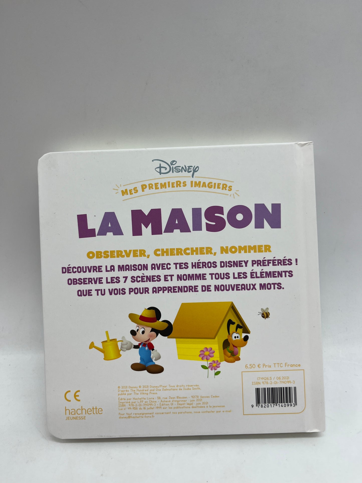 livre Disney Mes premiers imagiers Théme La maison Neuf entièrement Cartonné