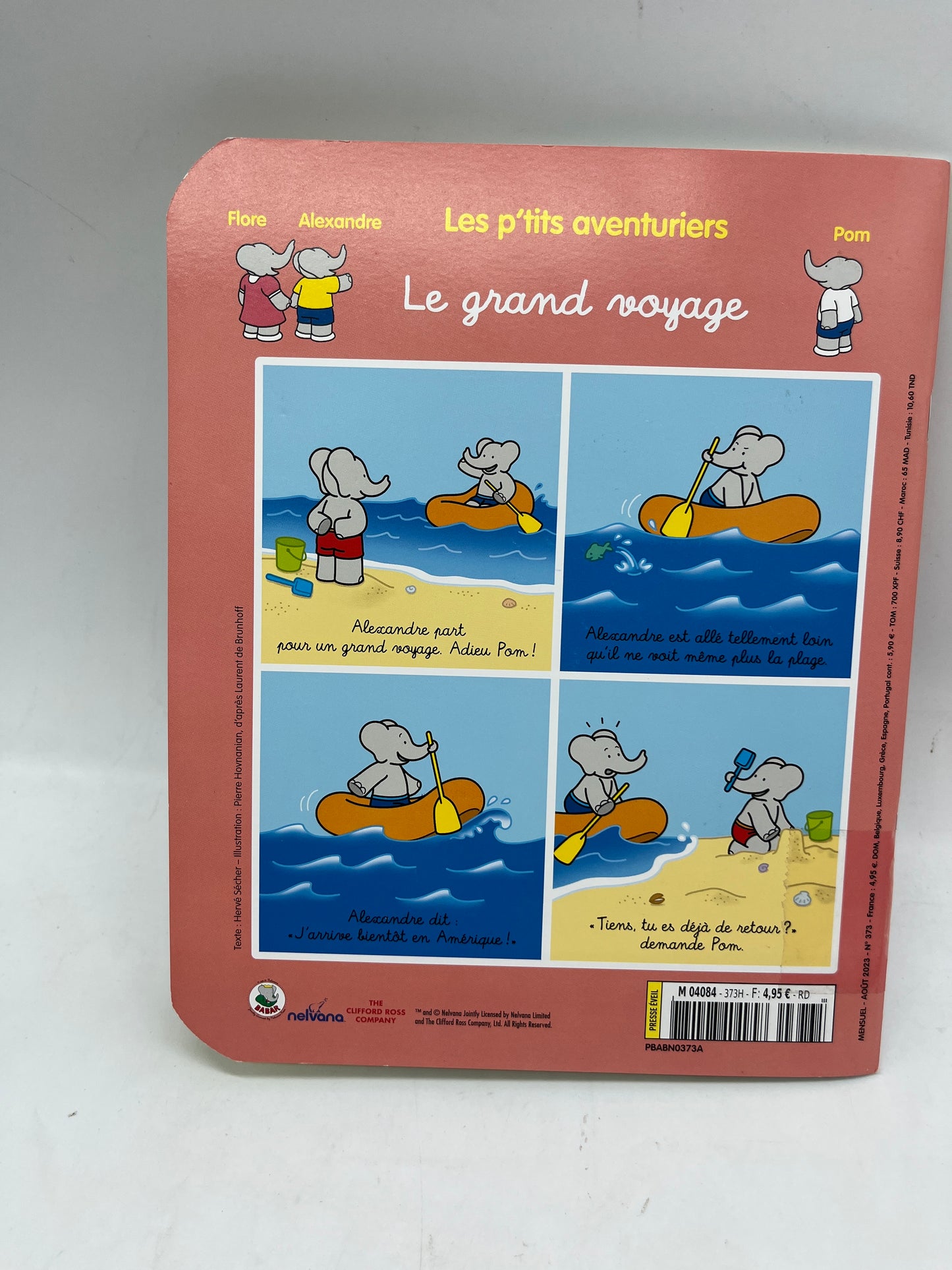 Livre d’activité magazine Babar spécial coloriage jeux d’été gommettes avec ses crayons de couleurs activités histoires neuf !