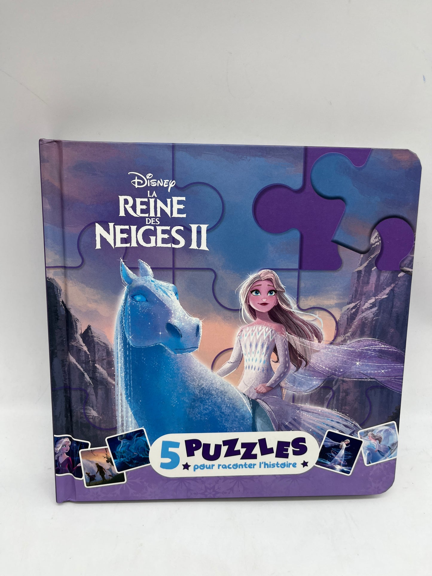 Mon Livre Puzzle Princesse La reine des neiges 2 Disney avec ses 5 histoires Puzzle  de 9 pièces Neuf !