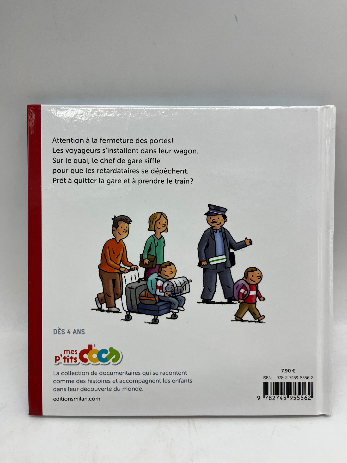 Livre histoire Mes p’tits docs thème les Trains 4-7 ans Neuf