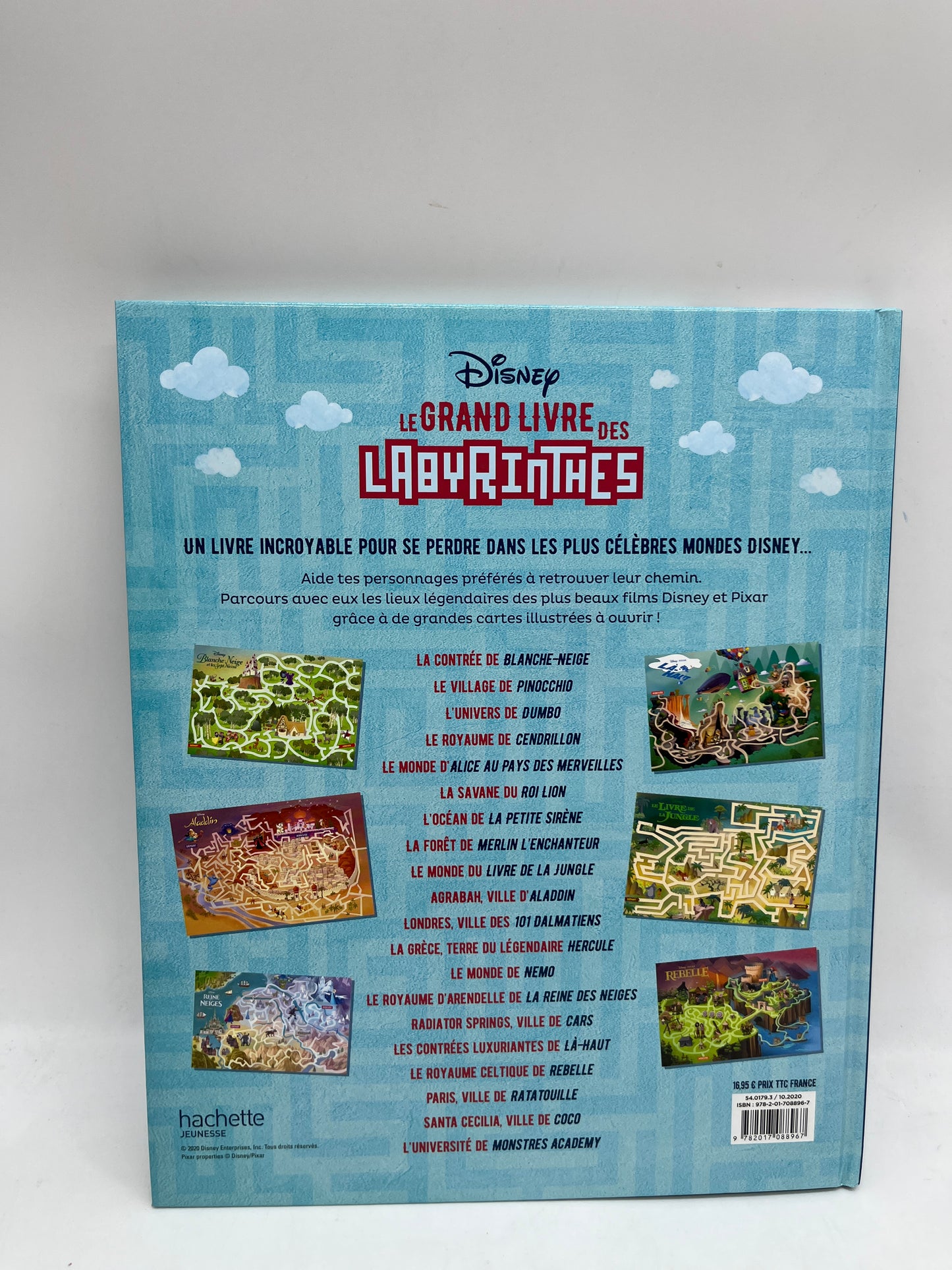 Le grand livre des labyrinthes Disney Découvre 20 dédales extraordinaire Neuf