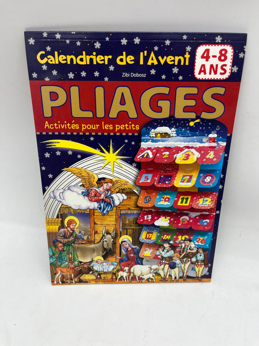 pack d’activité créative  créer ton Calendrier de l’avent Pliages 4-8 ans Neuf sans ciseaux ni colle