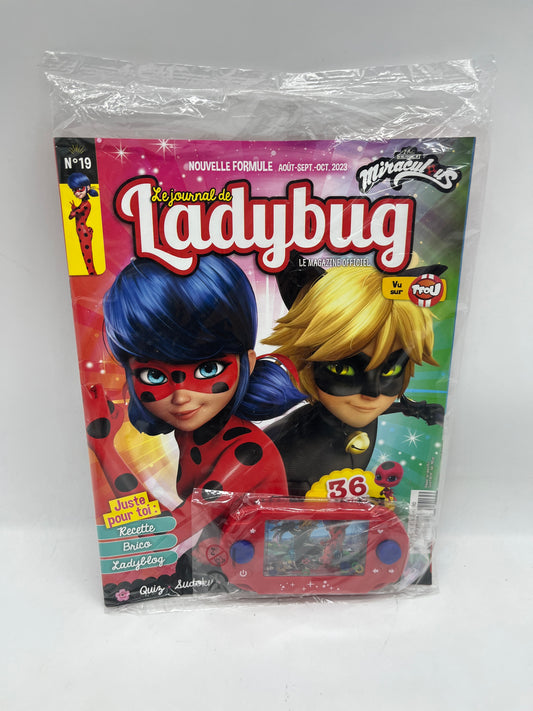 Livre d’activité magazines Disney Le journal de Ladybug Miraculous avec son gamewaterneuf sous blister