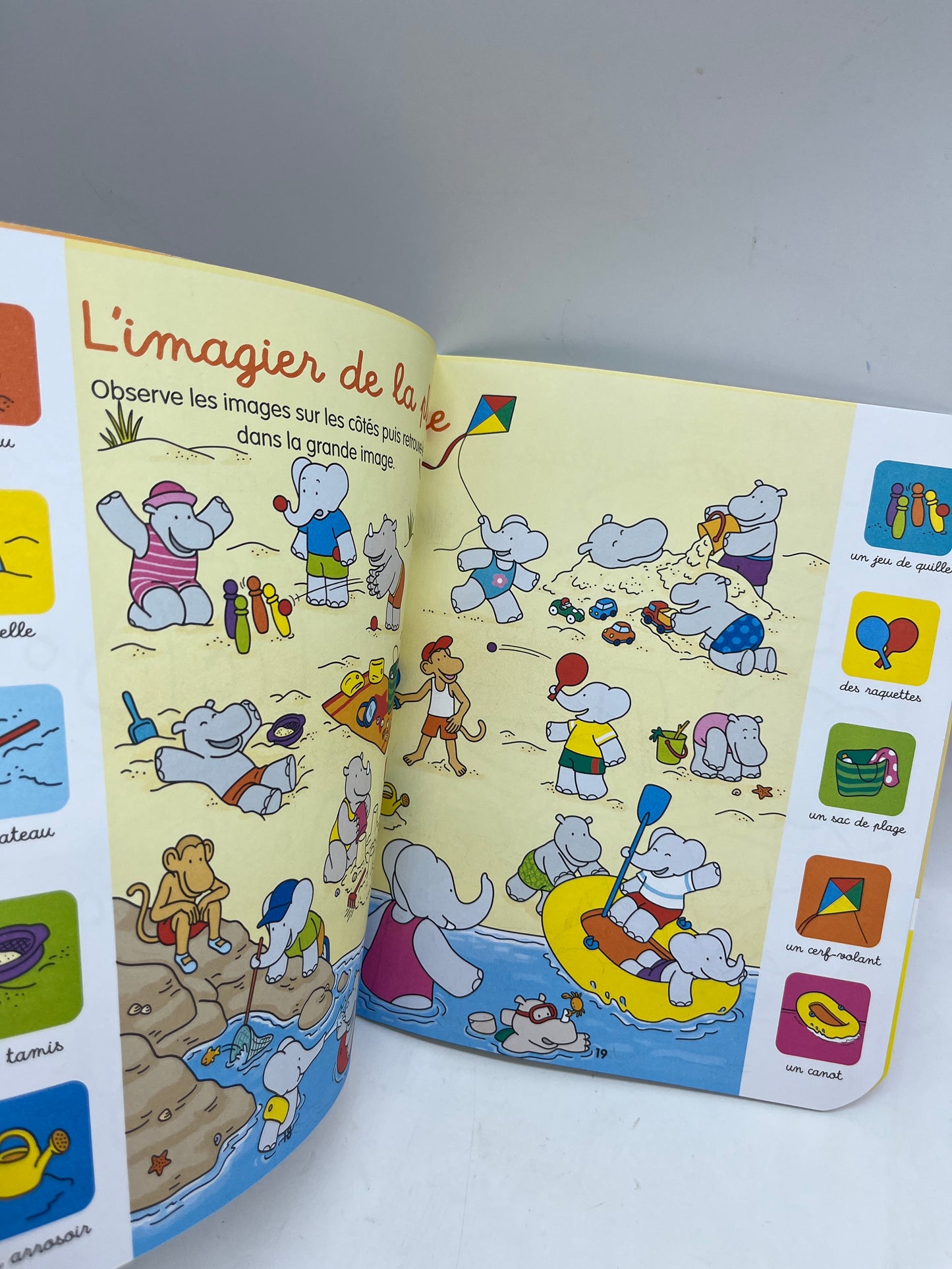 Livre d’activité magazine Babar spécial coloriage jeux d’été gommettes avec ses crayons de couleurs activités histoires neuf !