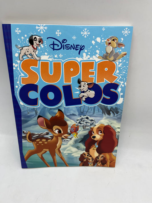 Livre d’activités Le monde de Disney  colorie ces personnages spécial Hiver Neuf