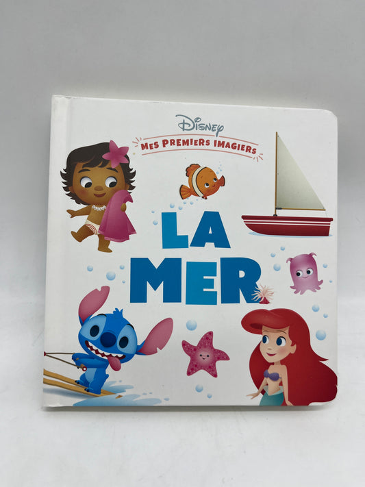 livre Disney Mes premiers imagiers Théme La mer Neuf entièrement Cartonné