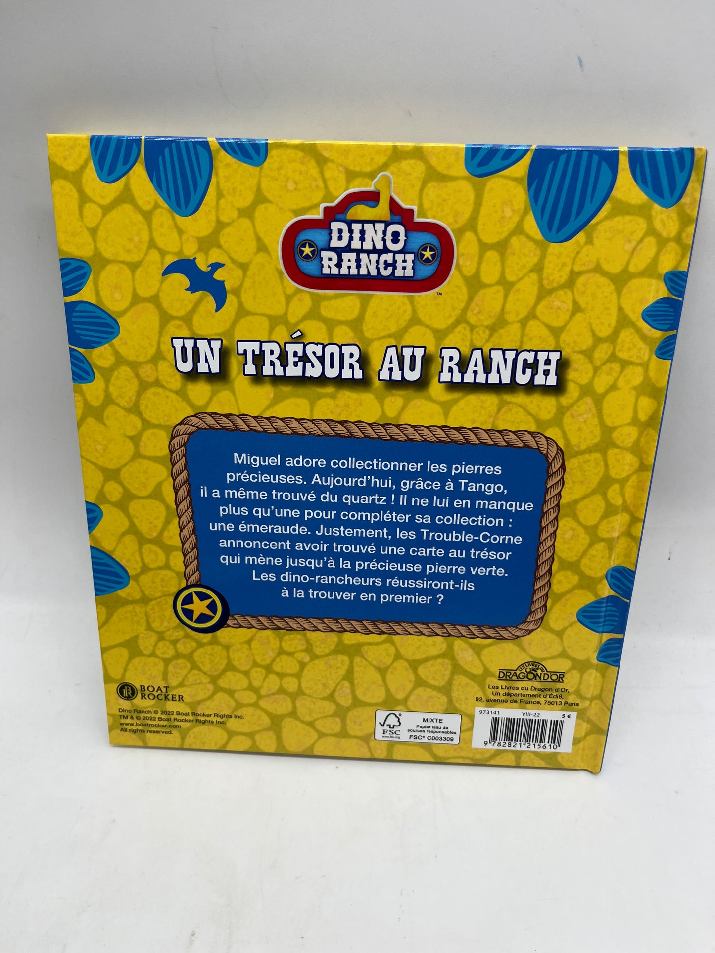 Livre histoire Disney DINO RANCH  un trésor au ranch Neuf Dinosaure