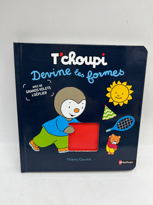 Livre T’choupi Devine les formes avec grand volet à soulever Neuf