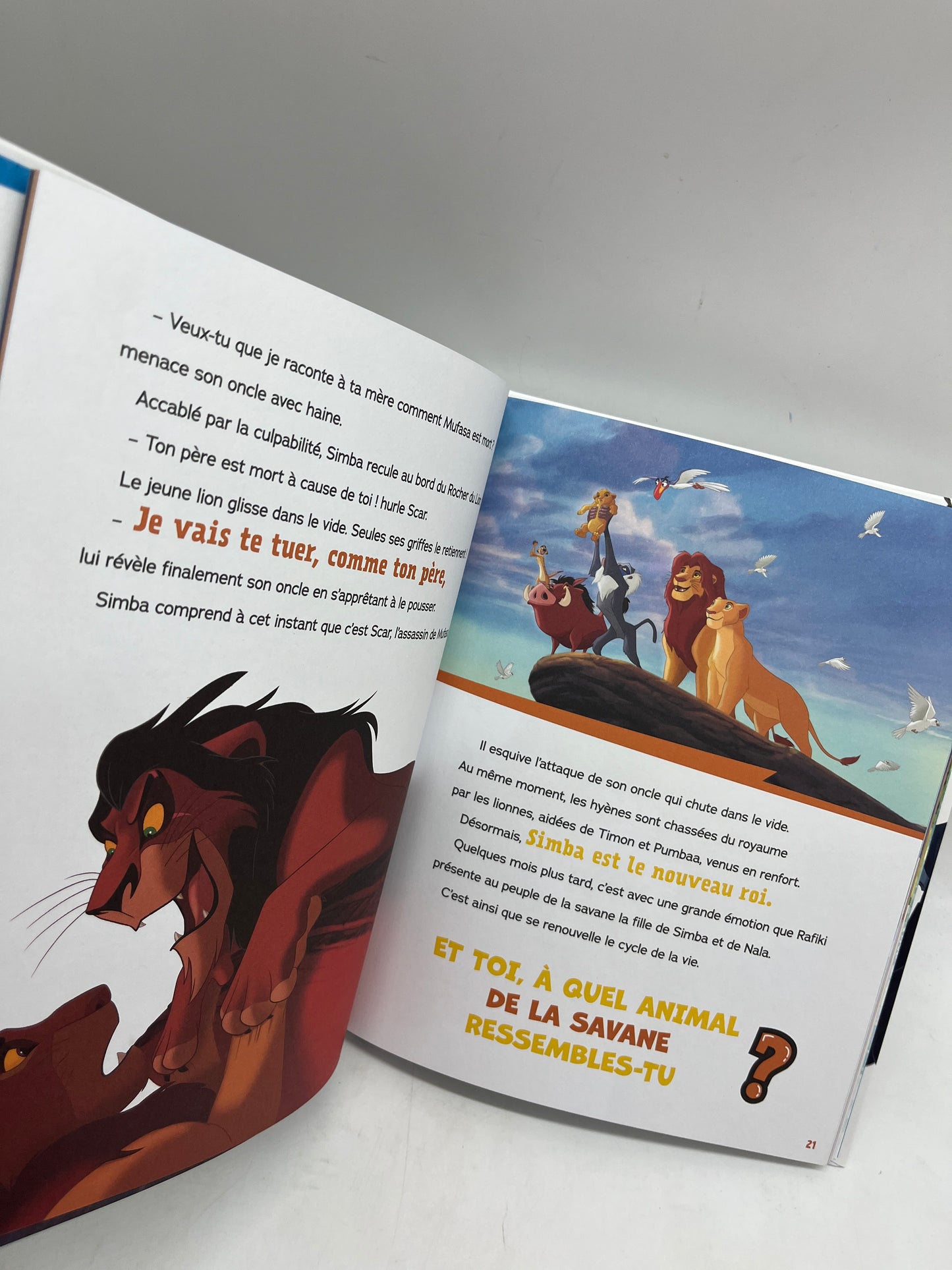 Livre histoire Disney 5 histoires Qui es le plus fort ? Roi lion hercules avec tes héros préférés Neuf