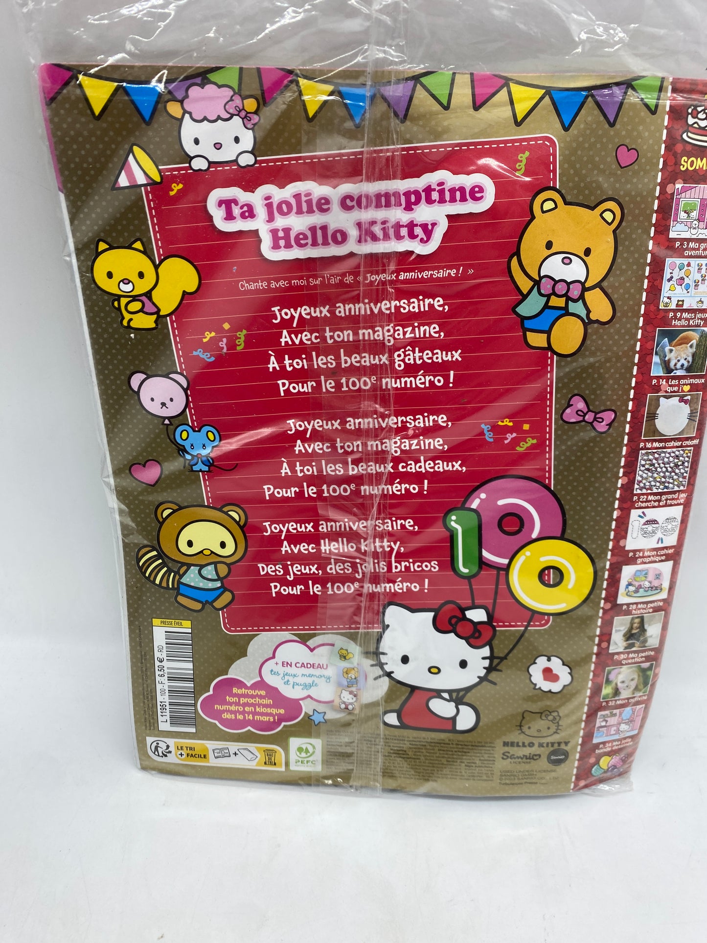 livre d’activité Magazine Hello kitty avec son Jeu d’eau GameWater  Neuf !