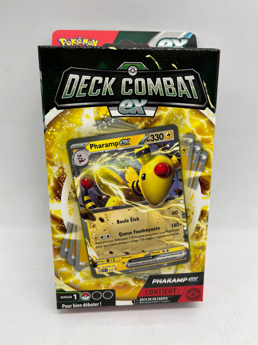 Deck de combat EX Pokémon avec 60 cartes modéle Pharamp Neuf scellé