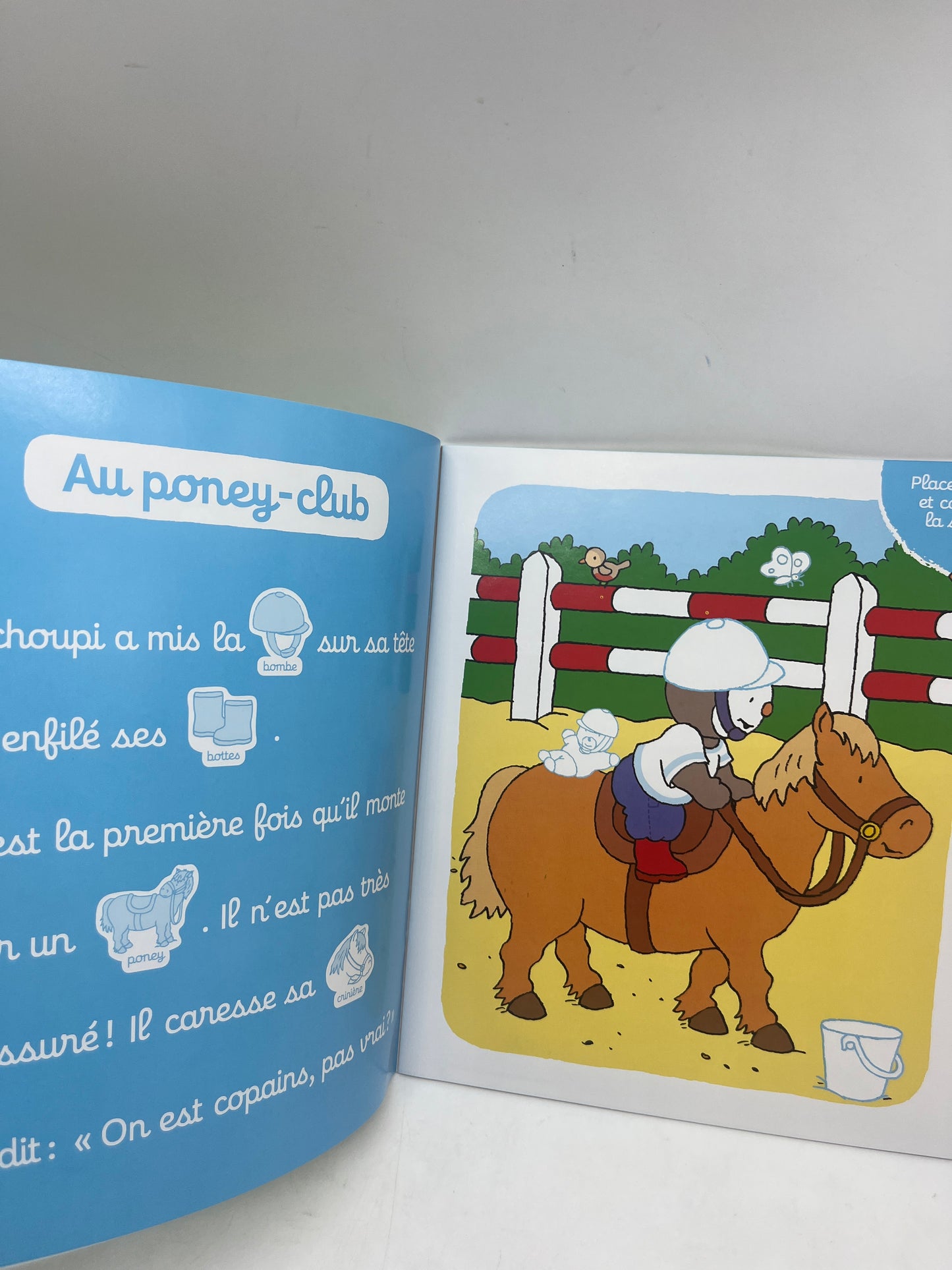 Livre d’activité magazine T’choupi fait du sport avec 50 autocollants Neuf !