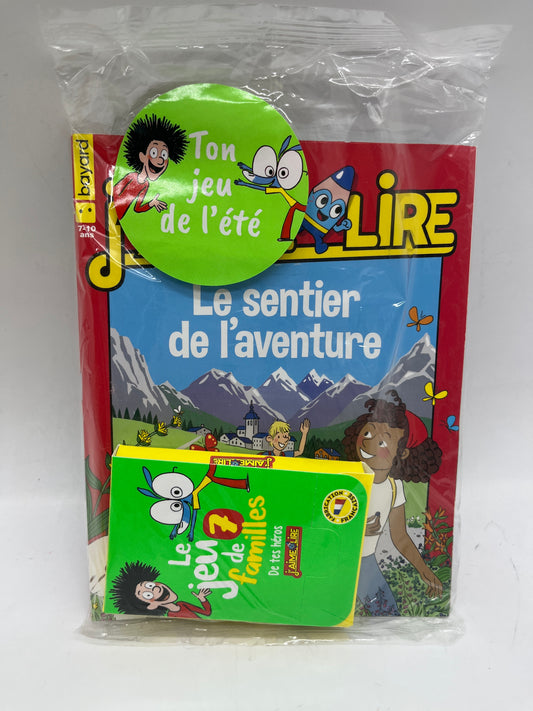 Livre d’activité Magazine J’aime lire avec son jeu de 7 familles modèle 558 juillet 2023 Neuf sous blister