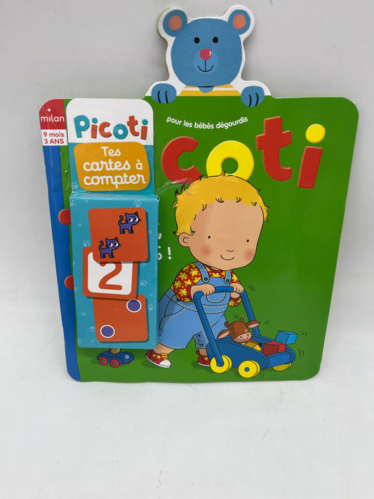 livre d’activité Magazine  Picoti avec ces cartes pour apprendre à compter Neuf