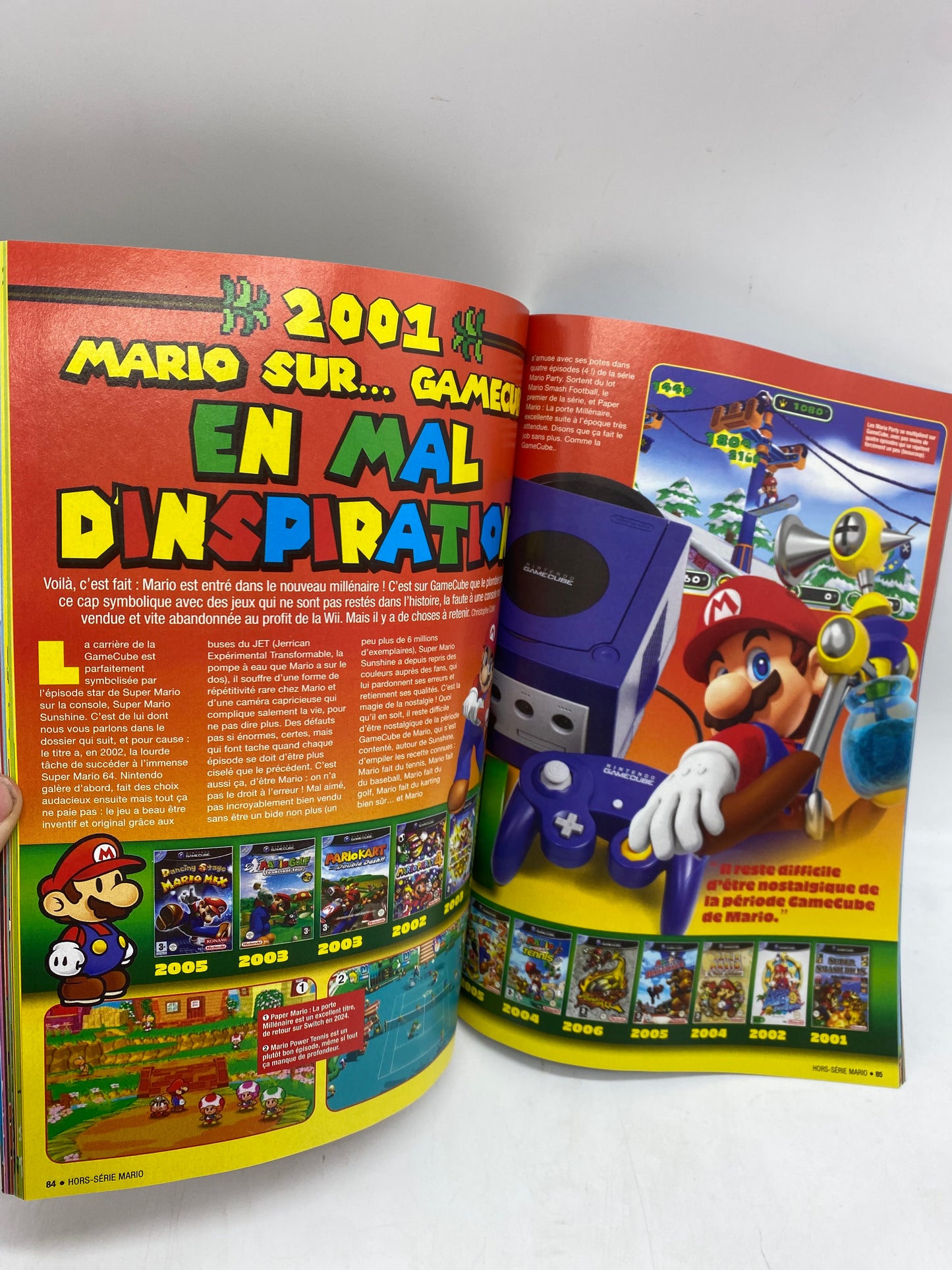 Livre Magazine Le grand guide Mario l’éternel Mario l’incroyable histoire 2024 Neuf !!