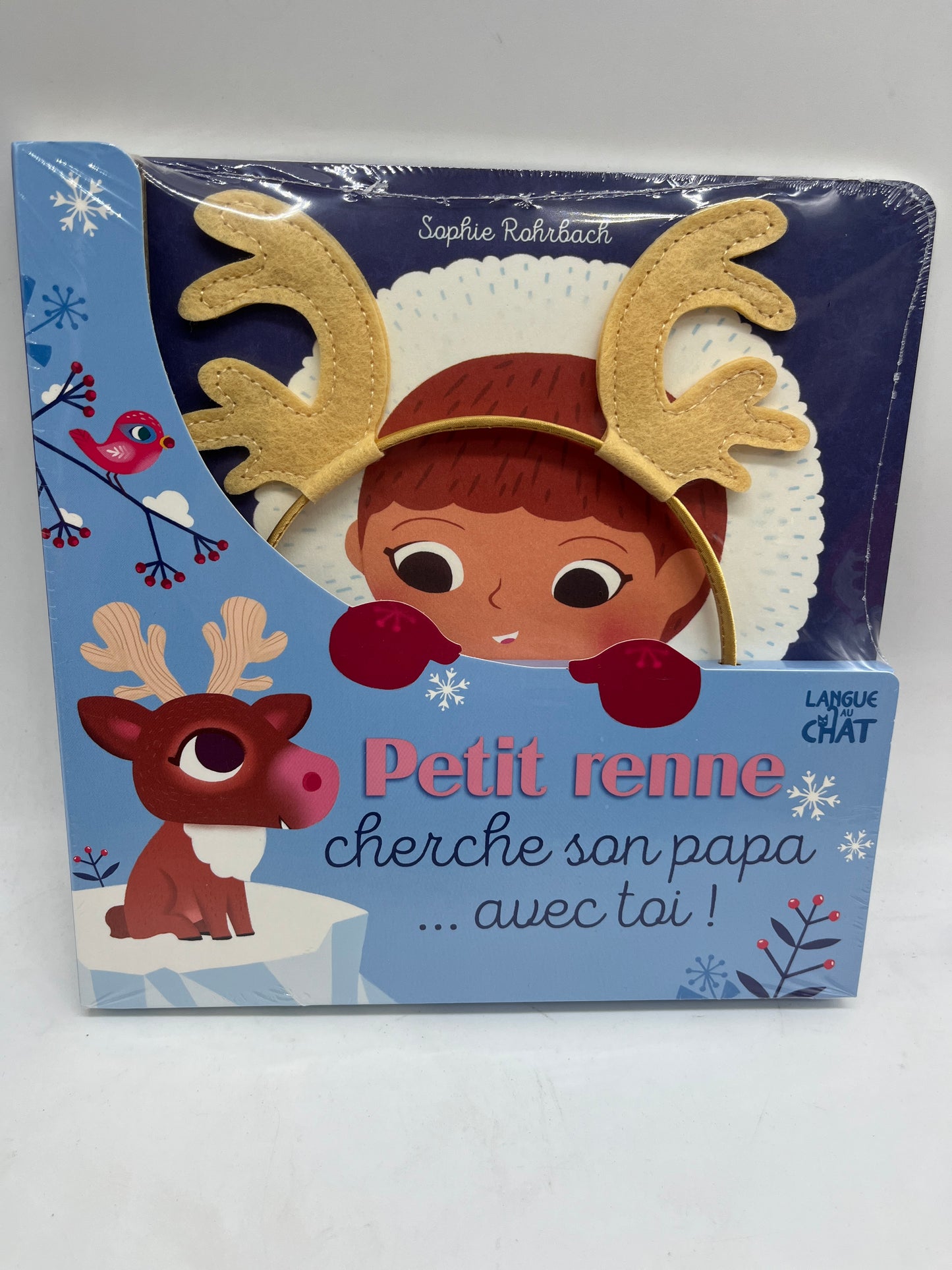 Livre de Noël Petit Renne Cherche son papa  Neuf