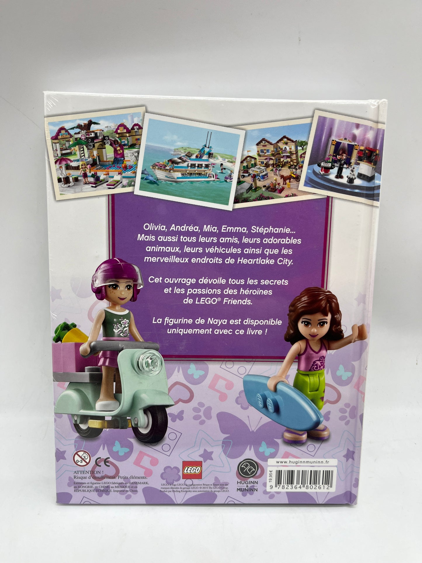 Livre l’encyclopédie des personnages Lego Friends avec son personnage exclusif Neuf