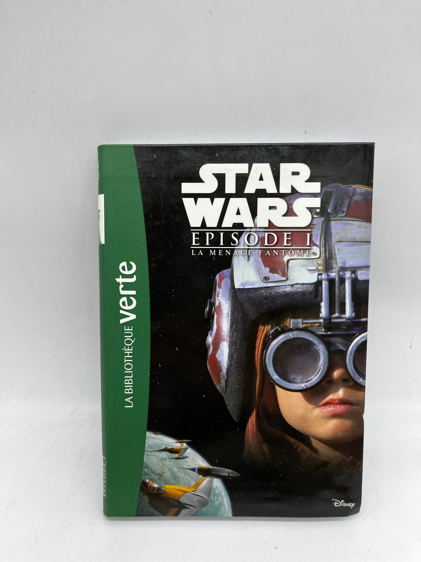 Livre histoire Ma bibliothèque verte mes premiers Romans STAR WARS episode 1 la menace fantôme Neuf