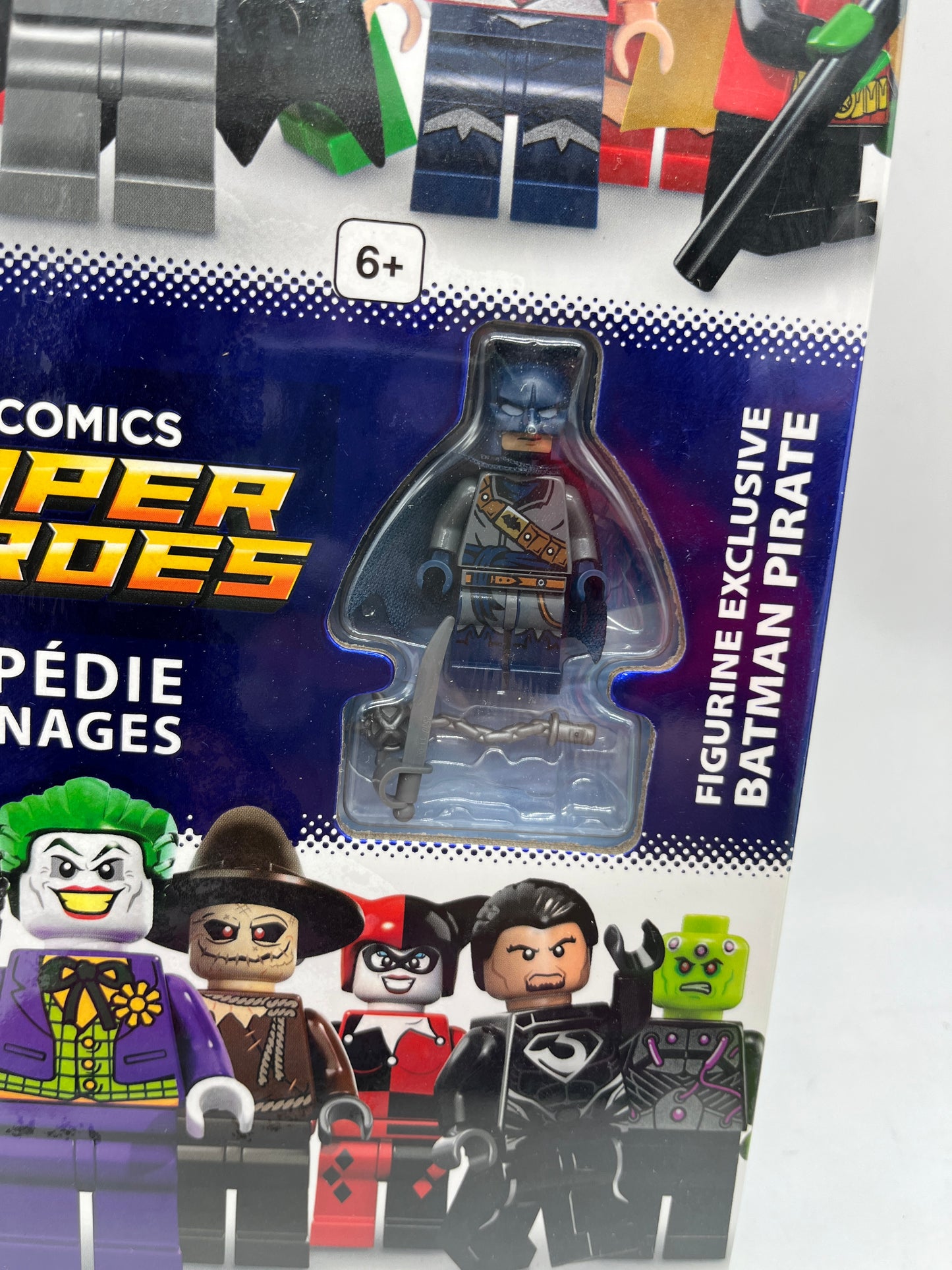 Livre Le super coffret L’encyclopédie des personnages Lego DC comics Super héros avec sa figurine Exclusive Batman Pirate Neuf