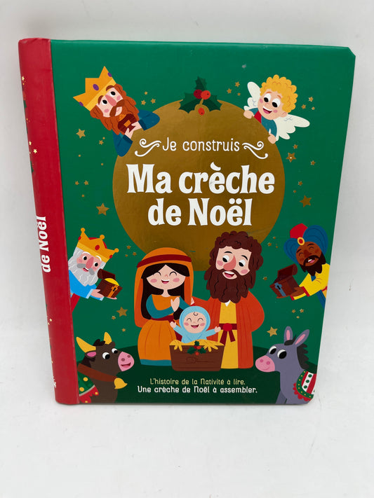 Livre de Noël Histoire Ma crèche de Noël à monter activités manuelle créative Neuf