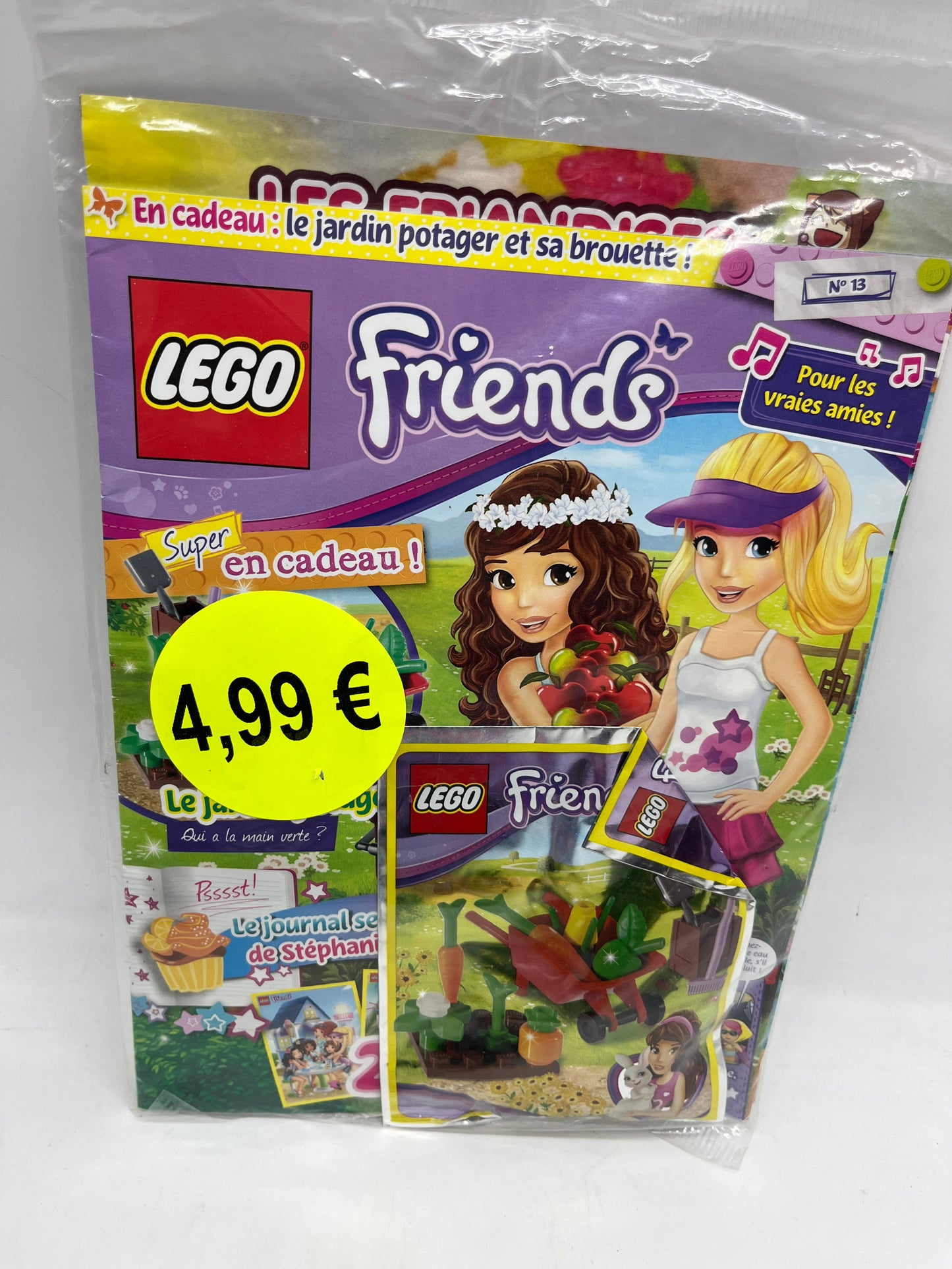 livre d’activité Magazine Lego Friends  avec son sachet à construire numéro 13 Neuf