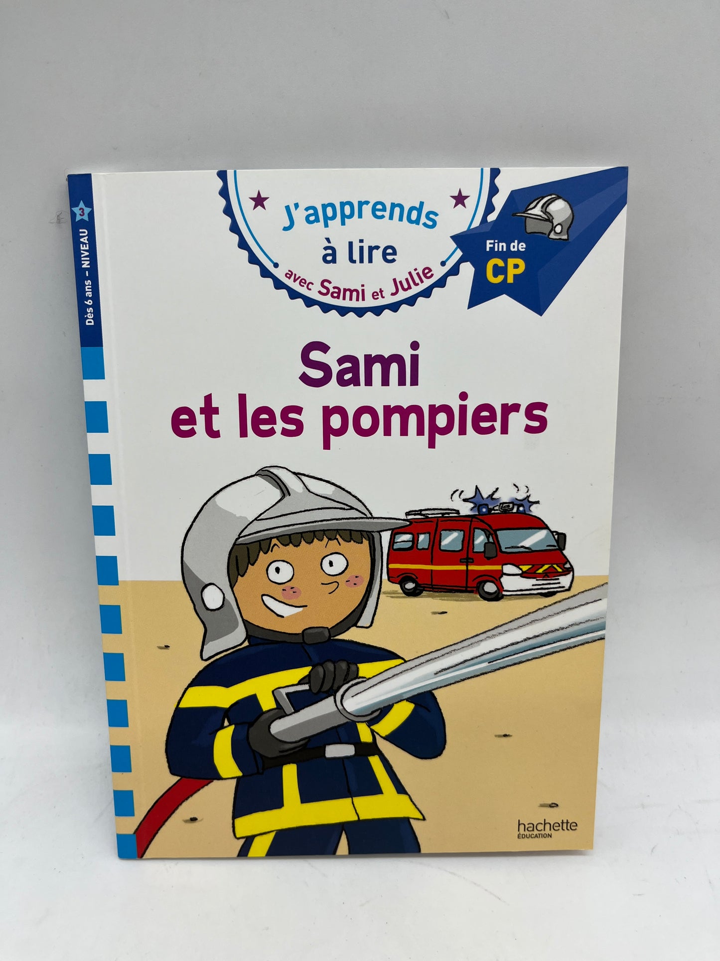 livre J’apprends à lire Sami et les pompiers niveau fin de CP Neuf