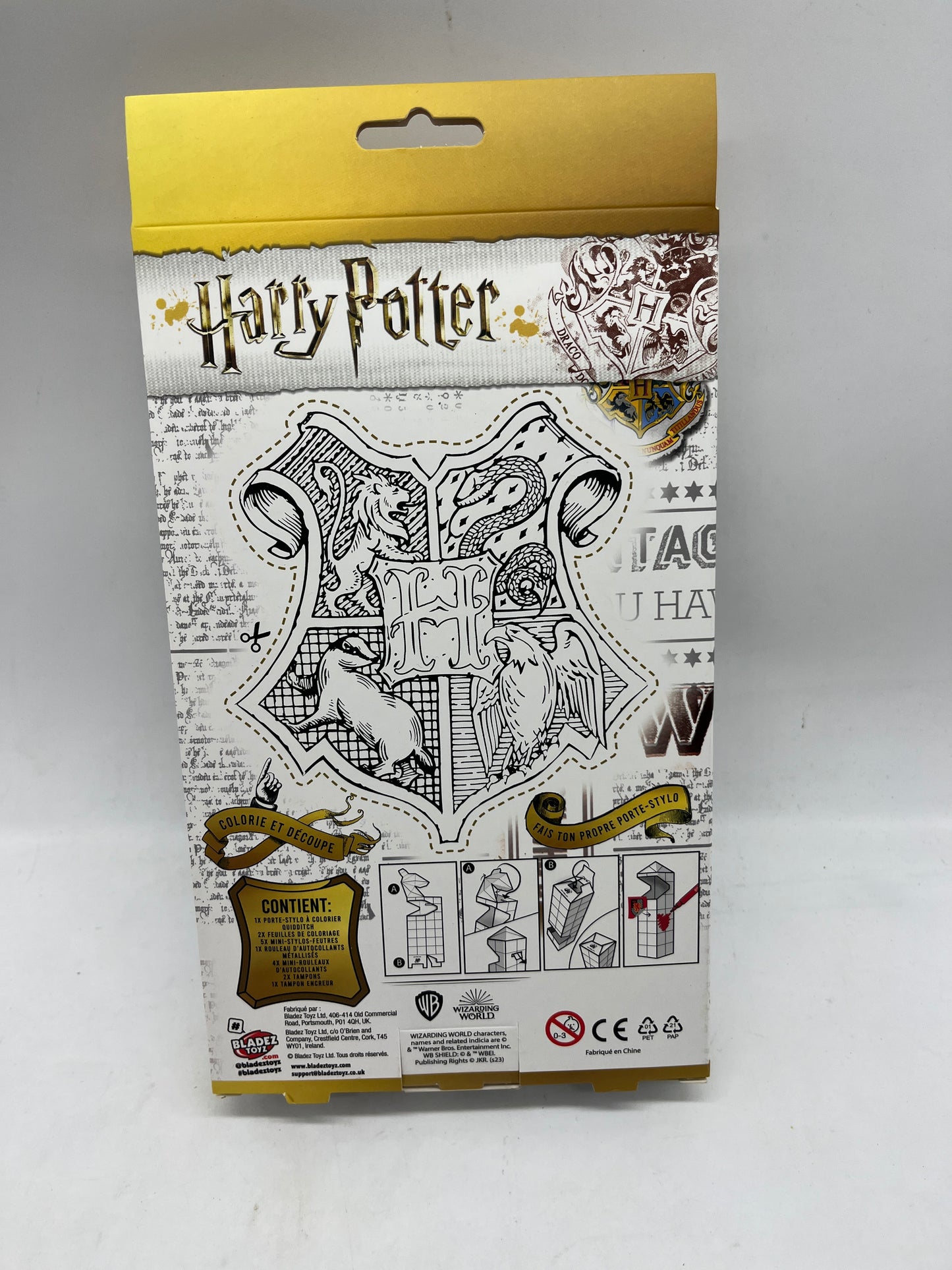 Coffret Kit créatif Harry Potter avec crayon stickers Neuf sous blister