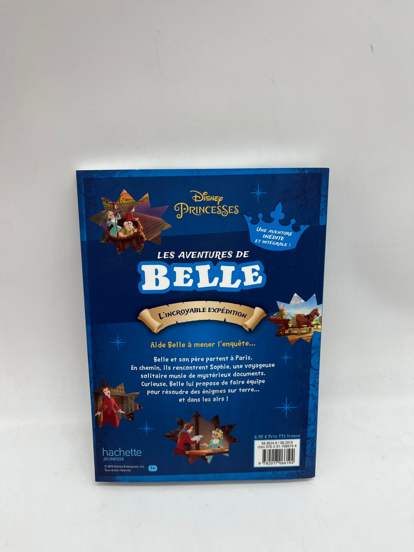 Livre Histoires Disney Princesses Les aventures de Belle l’incroyable expédition Format poche Neuf