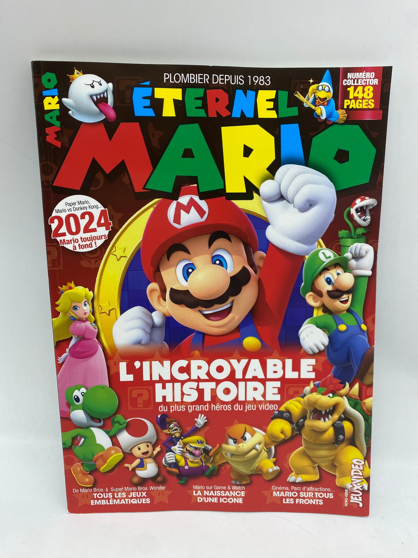 Livre Magazine Le grand guide Mario l’éternel Mario l’incroyable histoire 2024 Neuf !!