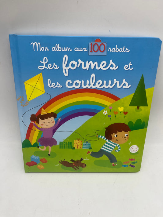 livre Cherche et trouve à  Rabats Ludique Mon album avec 100 rabats  thème les formes et les couleurs Neuf