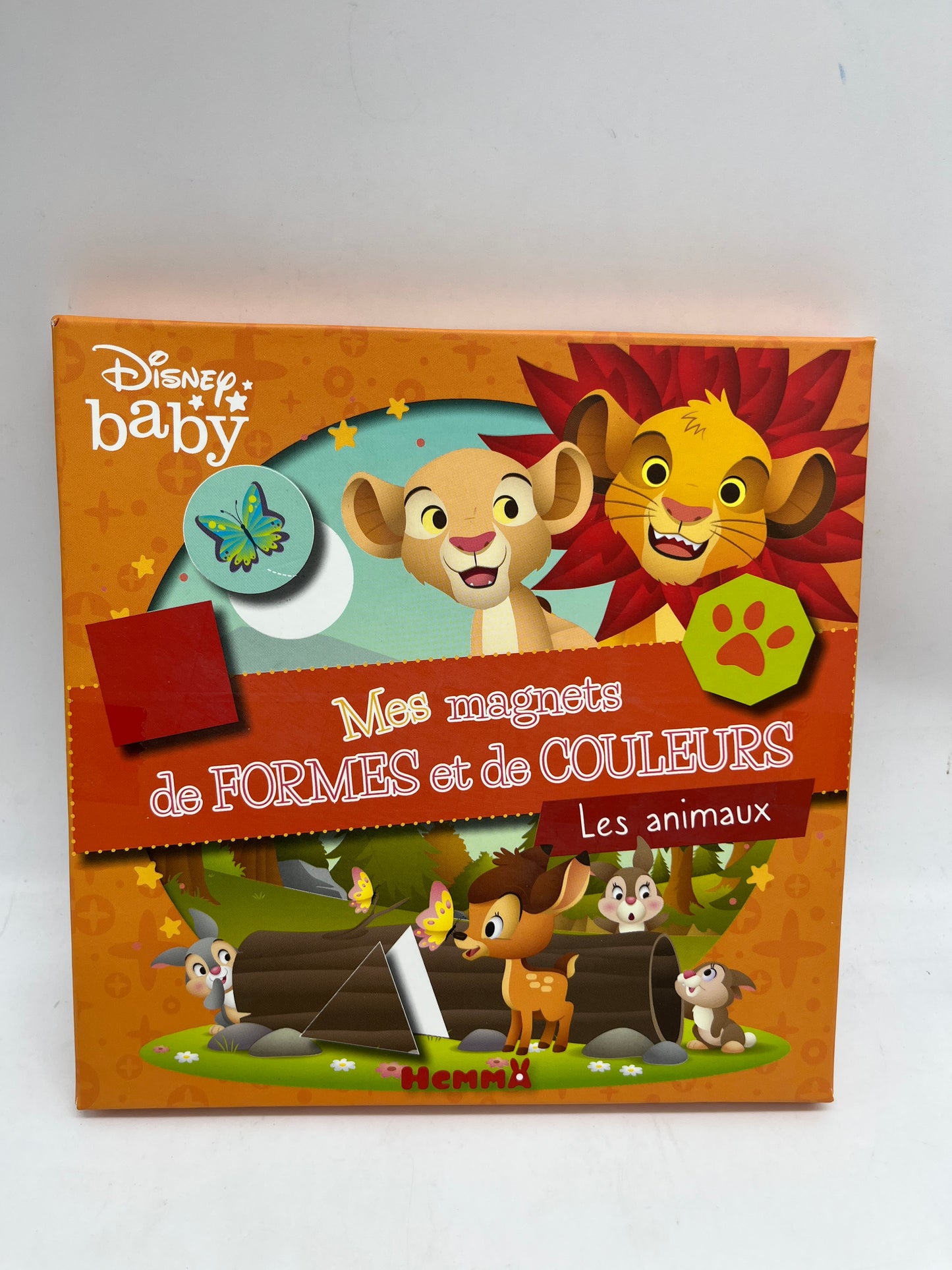 Pochette d’activité mes magnets de forme de couleur Disney baby  théme les animaux neuf