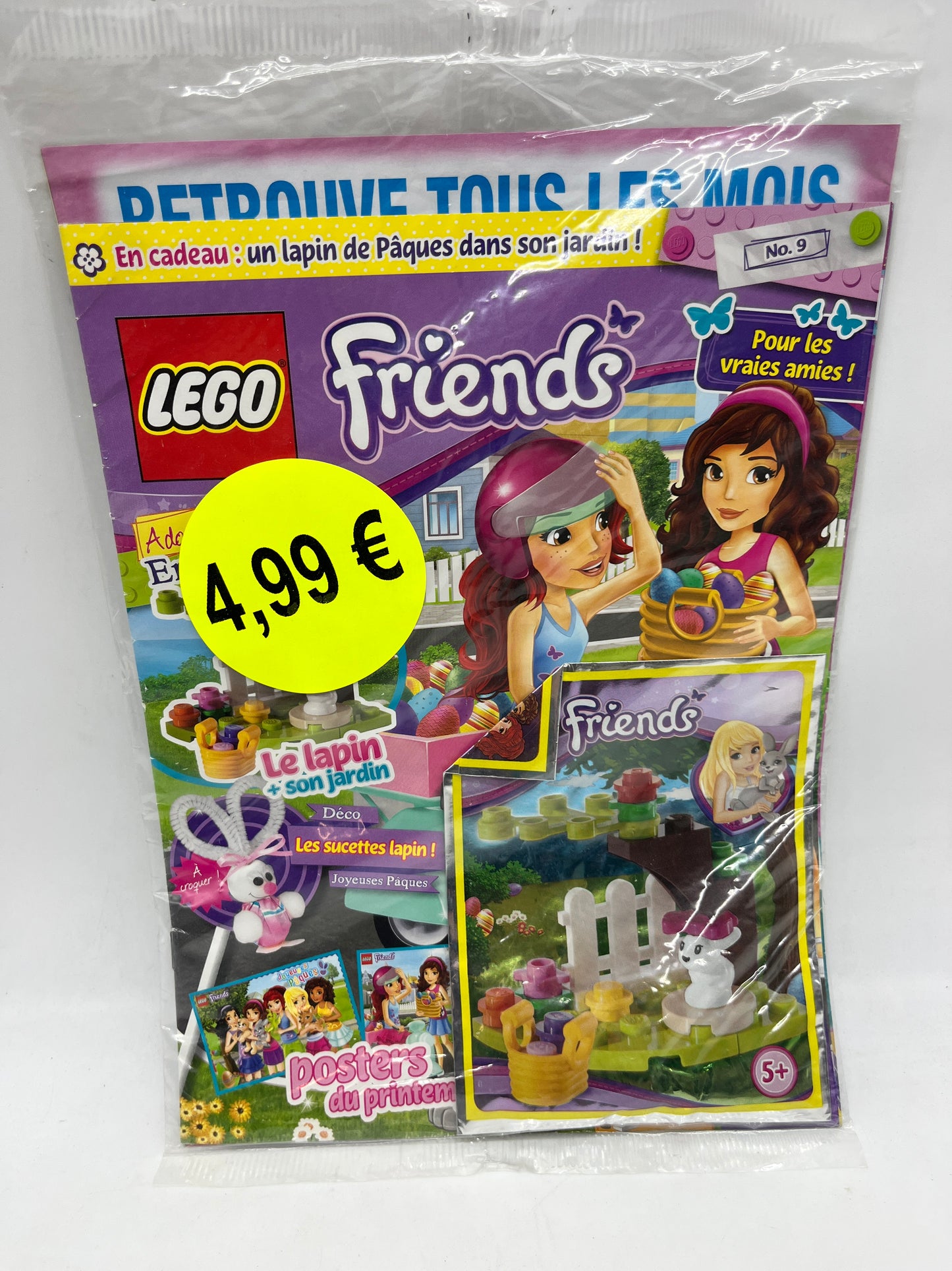 livre d’activité Magazine Lego Friends  avec son sachet à construire numéro 9 Neuf