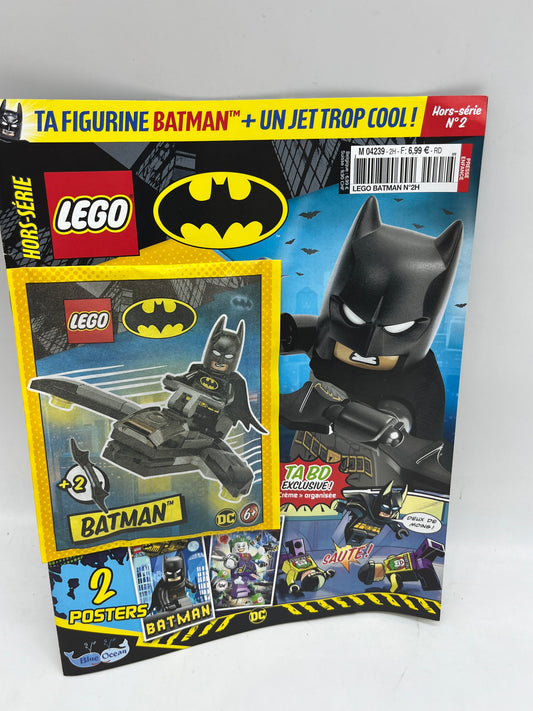 livre d’activité Magazine Lego Batman avec sa minifigure Batman et son jet trop cool  Neuf !