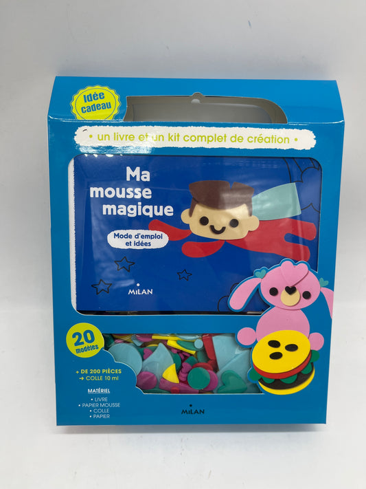 Coffret activité manuelle kit complet Ma mousse magique Neuf