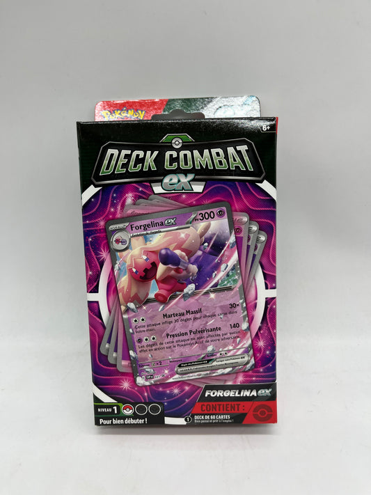 Deck de combat EX Pokémon avec 60 cartes modéle Forgelina Neuf scellé