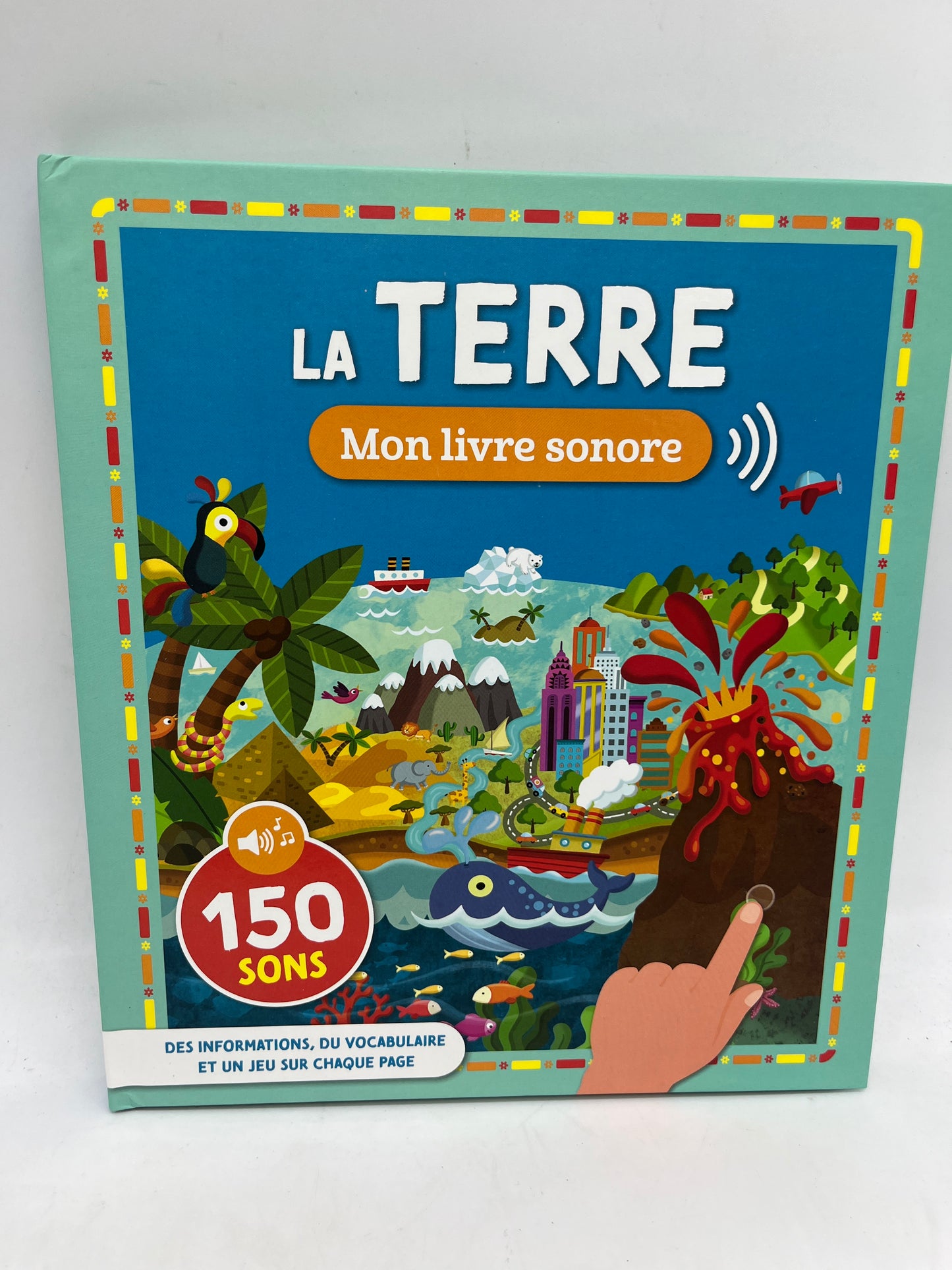 Livre Sonore La Terre avec 150 sons Neuf