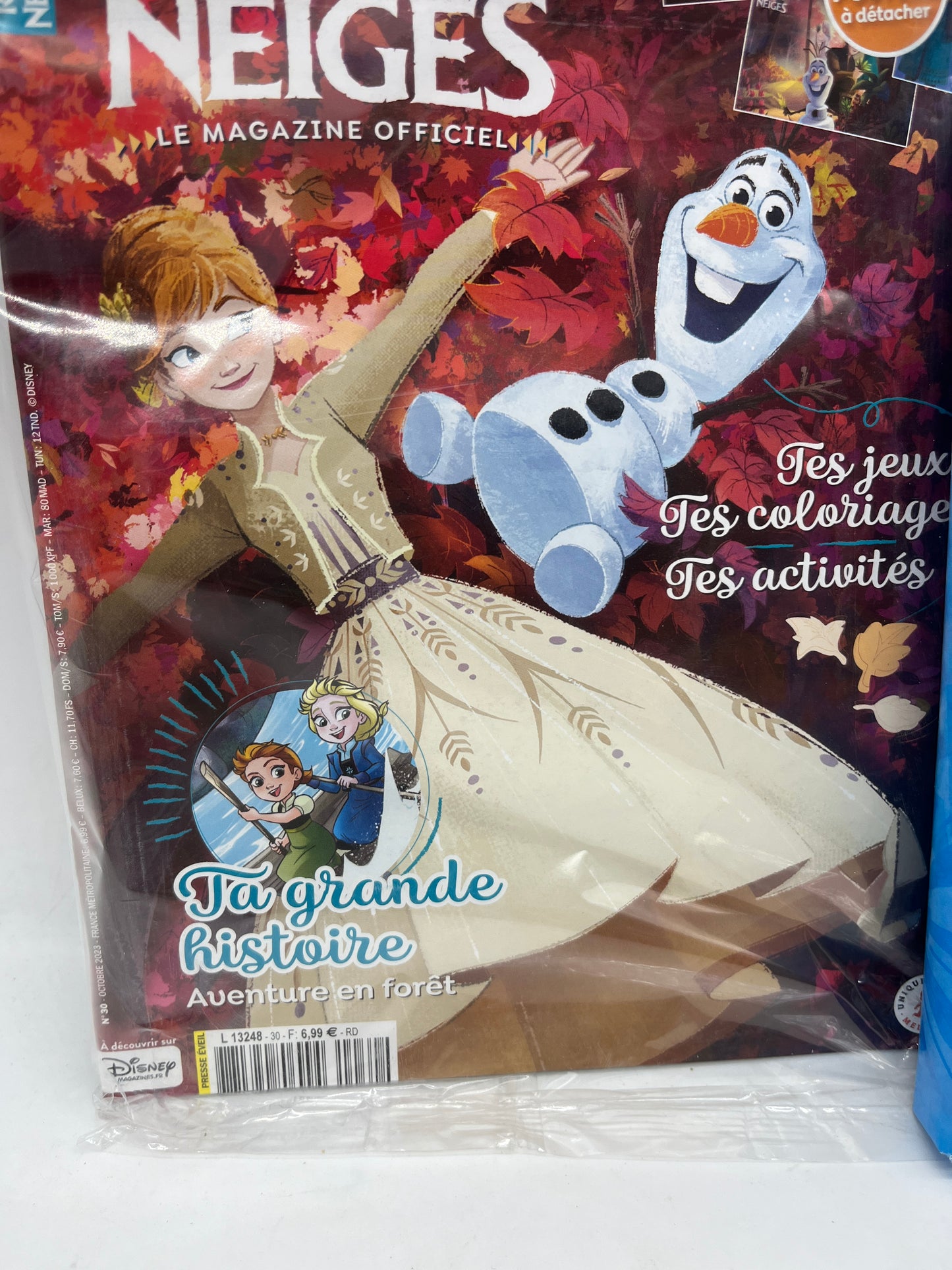 Livre d’activité Magazine Disney Princesse Reine des neige avec son coffret créatif neuf