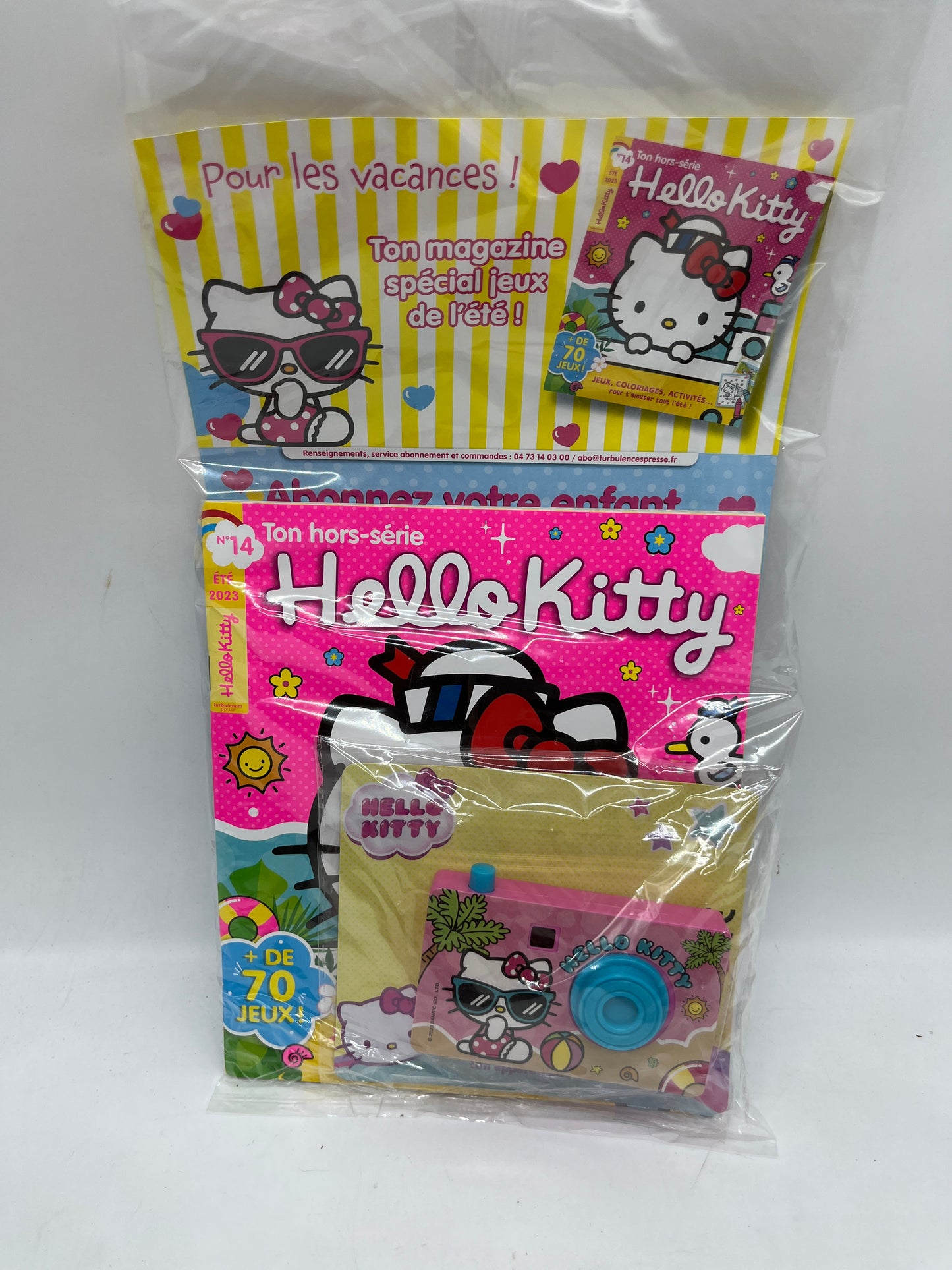 livre d’activité Magazine Hello kitty avec sa visionneuse Neuf !