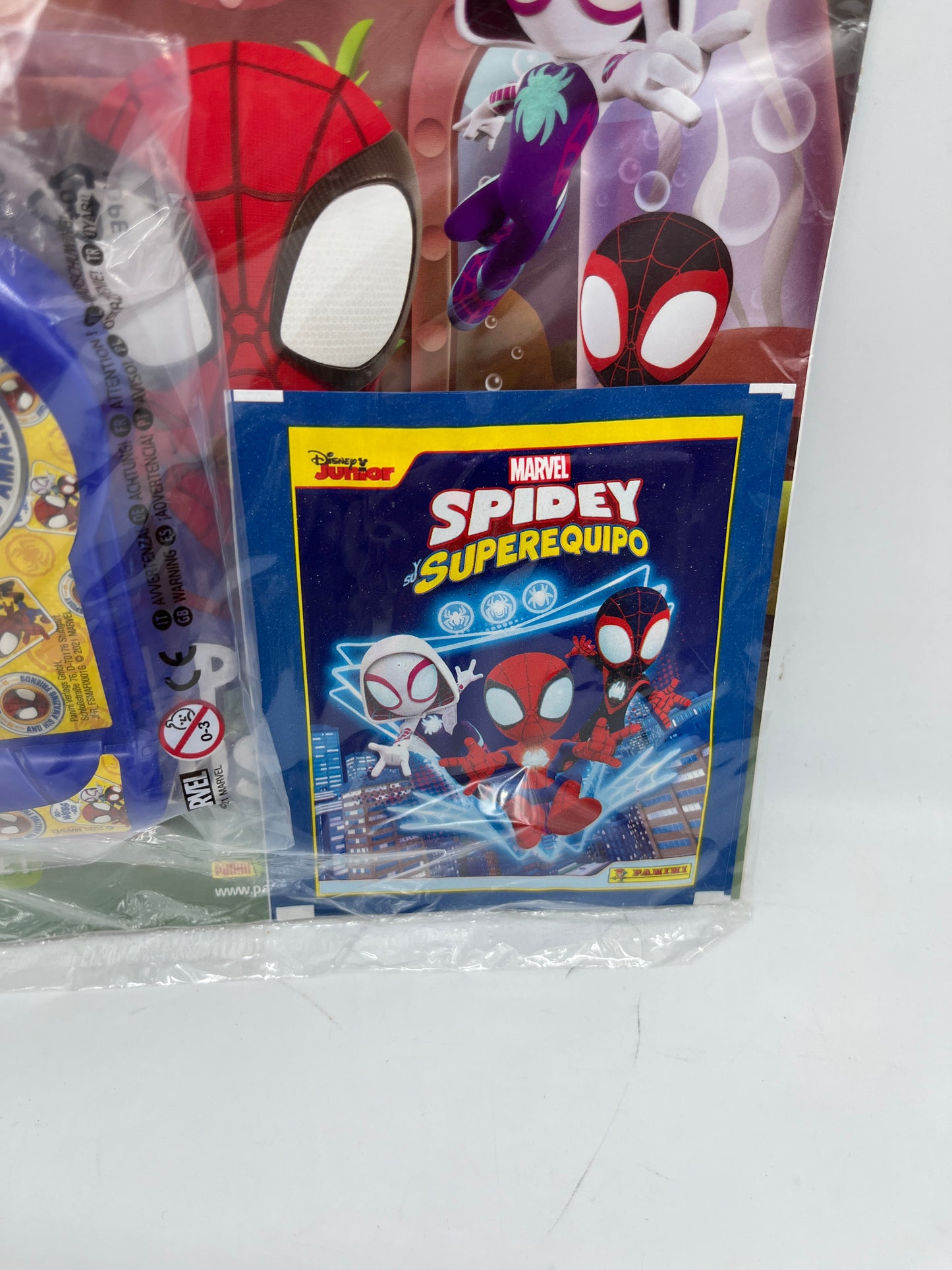 Livre d’activité magazines Disney Spidey avec sa visionneuse Spiderman Marvel Neuf
