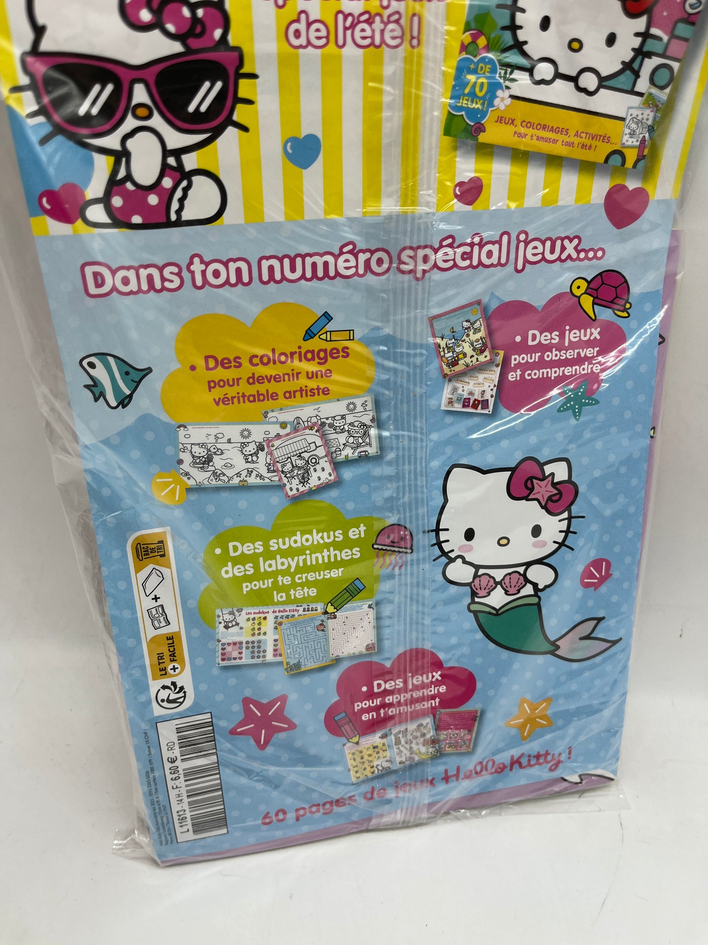 livre d’activité Magazine Hello kitty avec sa visionneuse Neuf !