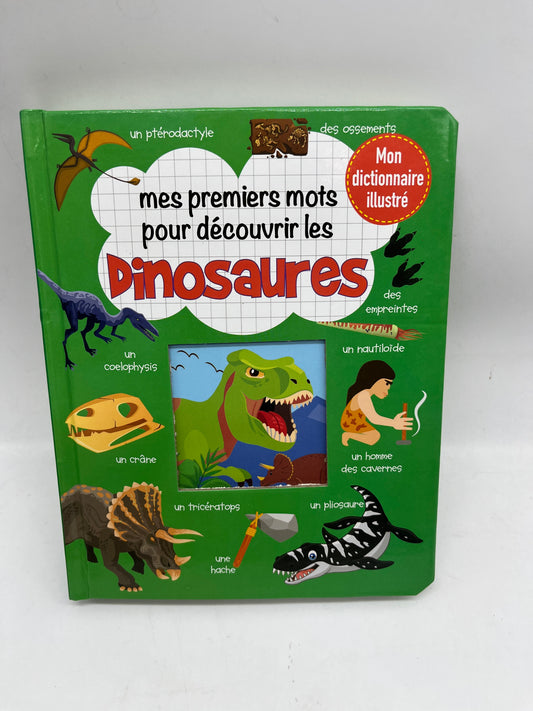 livre mon premier dictionnaire illustré mes premiers mots pour  découvrir les dinosaures Neuf